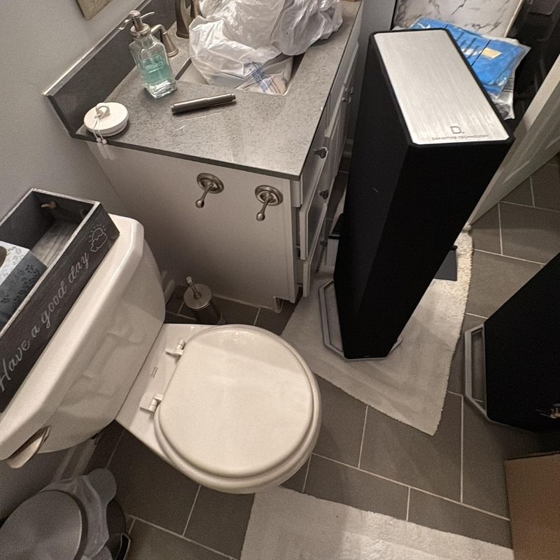 Water Damaged Bathroom
