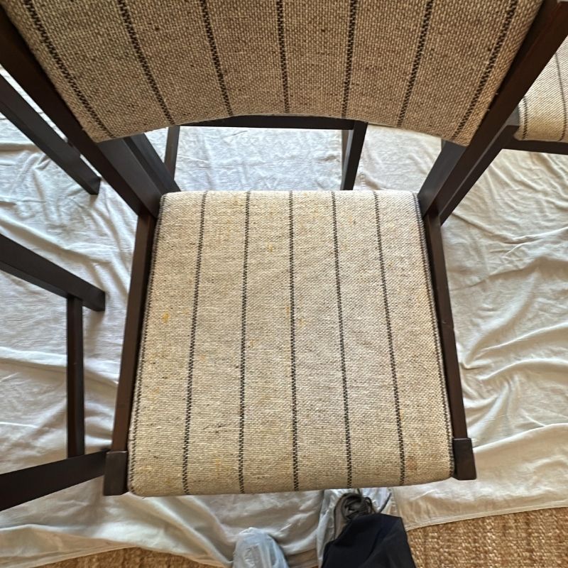 Vintage Furniture Fabric Restoration Project