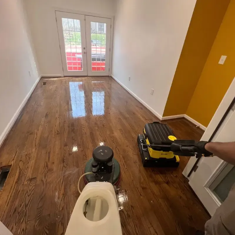 Commercial Hardwood Floor Cleaning Gallery