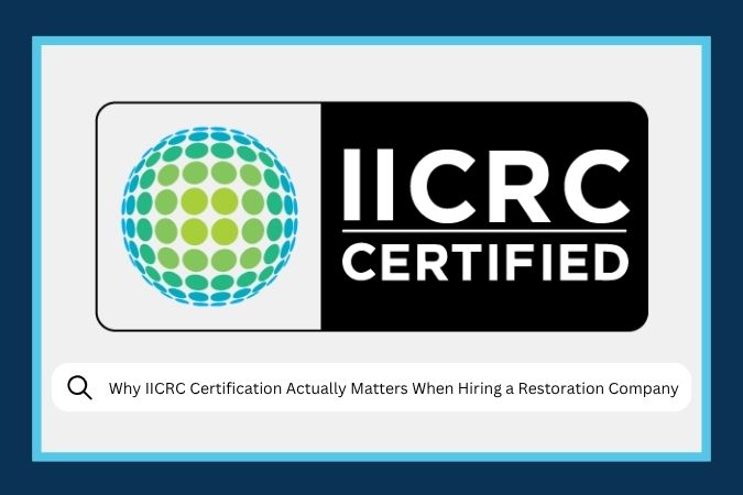 Why IICRC Certification Actually Matters When Hiring A Restoration Company
