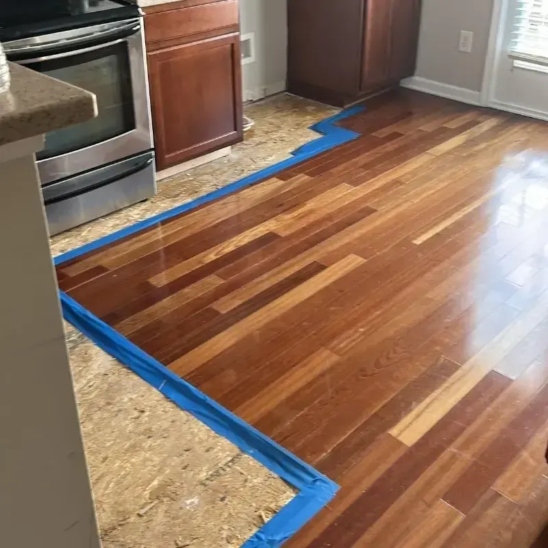 Kitchen Flooring Removed Due To Water Damage