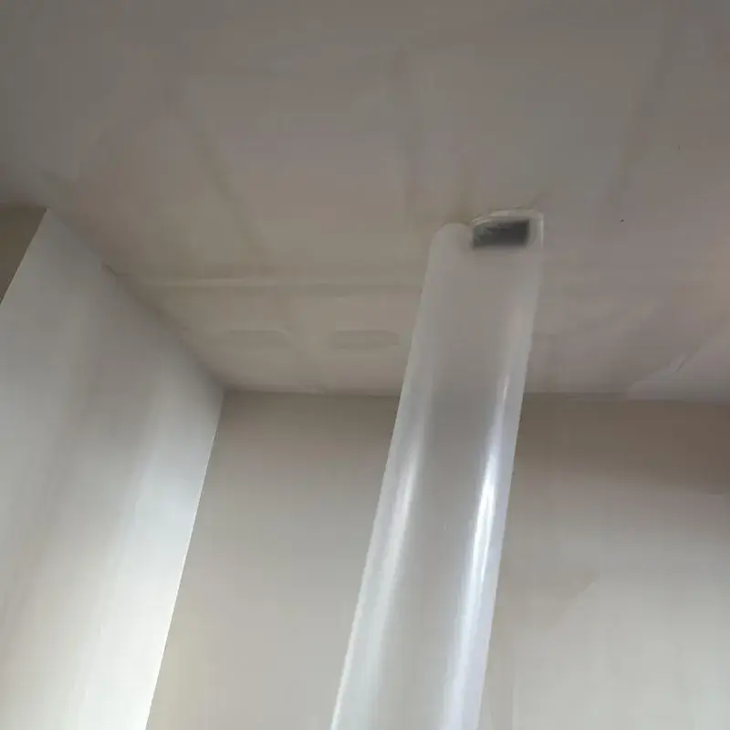 Ceiling Drying Tube System Installed For Structural Drying