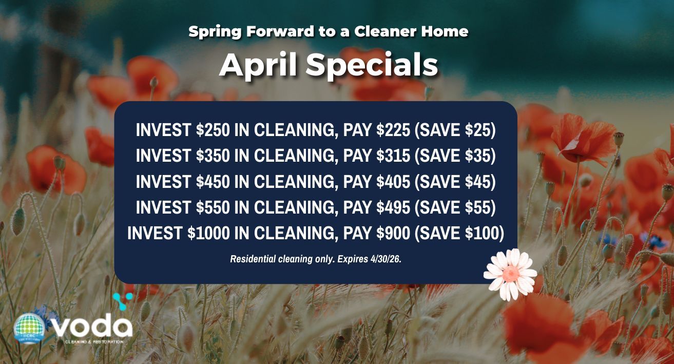 April Residential Cleaning Specials