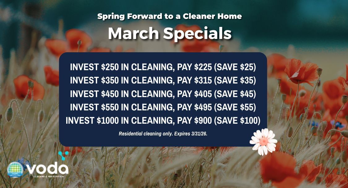 March Residential Cleaning Specials