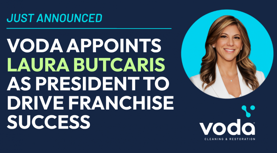 Laura Butcaris, newly appointed president of Voda Cleaning & Restoration